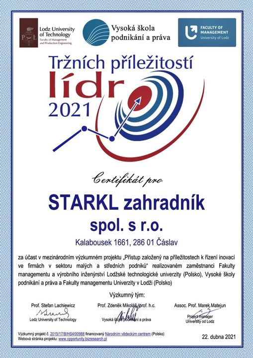 lidr trznich prilezitosti 2021 starkl